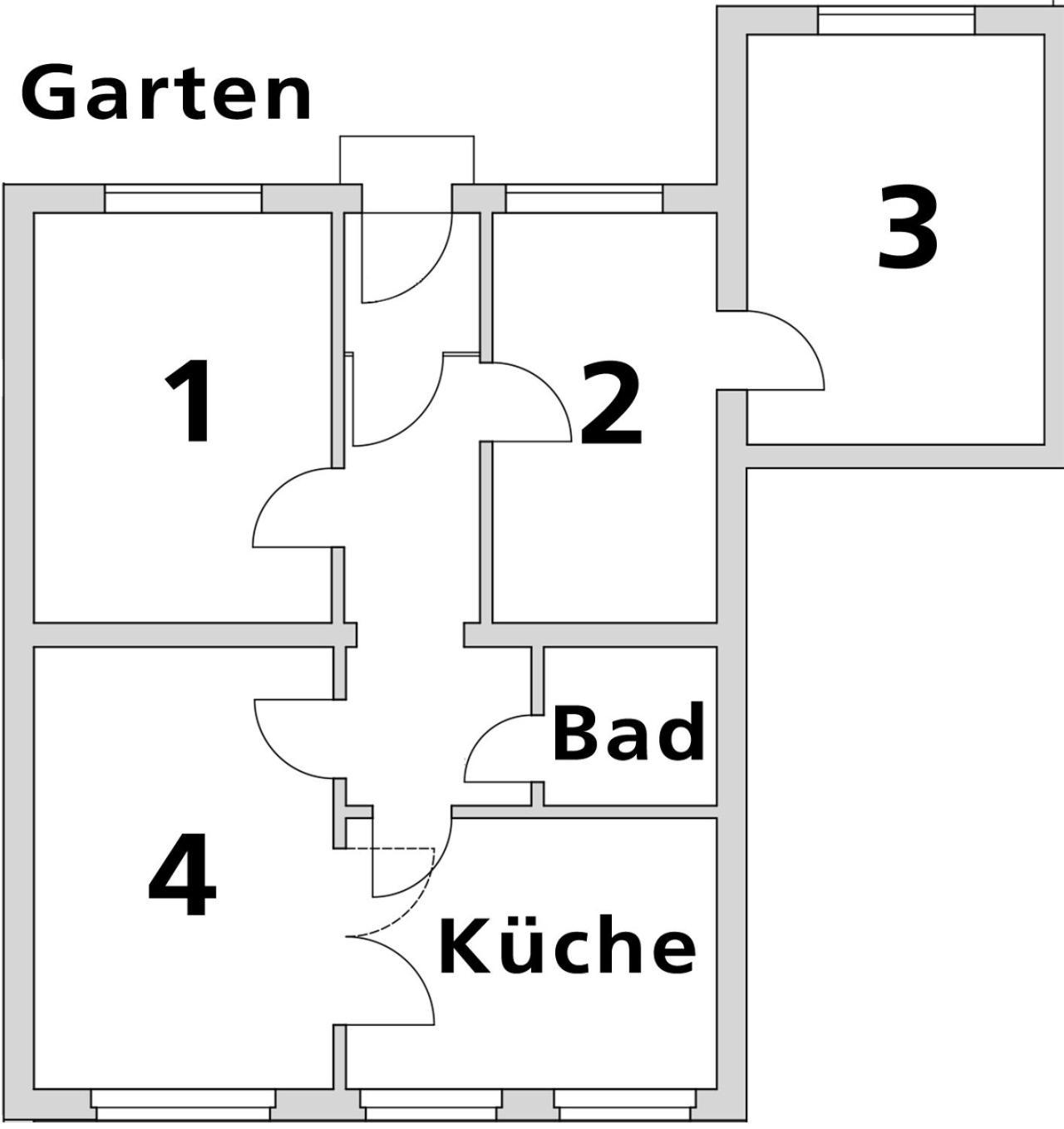 Messe-apartment, 4 Schlafzimmer, 80 Qm, Garten - 6 Km Zur Messe, Verkehrsguenstig, Ruhig, Parkplaetze *